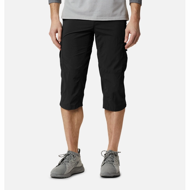 Capri Trousers Half Leg Columbia Men Silver Ridge II Black 19 Inch