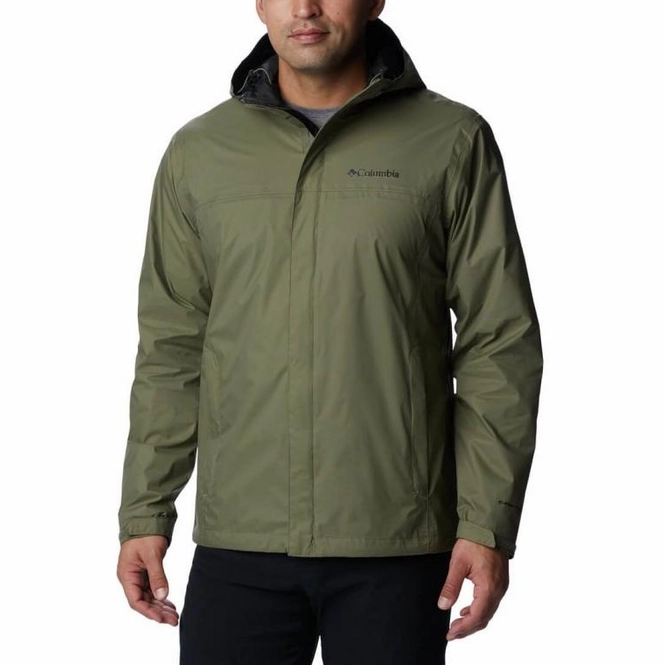 Rain Jacket Columbia Men Watertight II Stone Green