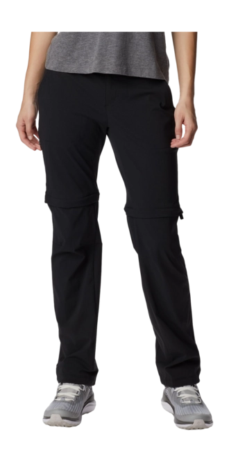 Zip-off Trousers Columbia Women Saturday Trail II Black Long
