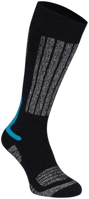 Ski Socks Starling Junior Fernie Black Grey Blue