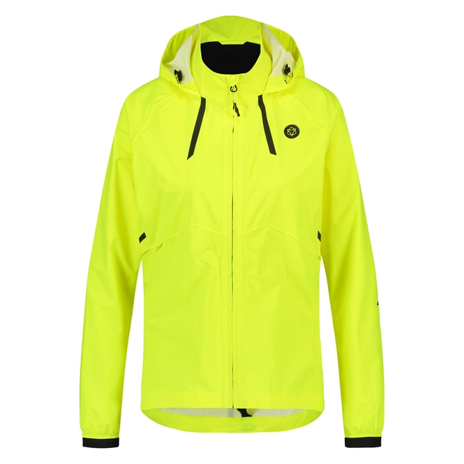Raincoat AGU Women Commuter Hi-Vis Compact Neon Yellow