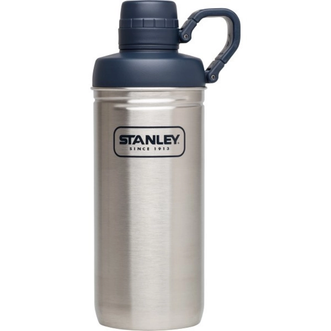 Thermos Water Bottle Stanley Adventure Steel Navy Accent 0.621L