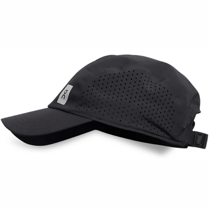 Cap On Running Lightweight Black
