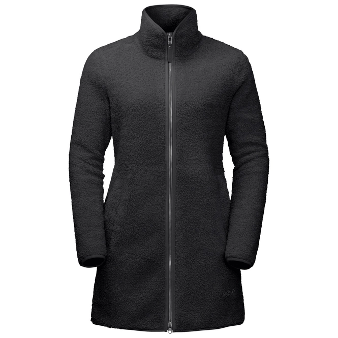 Fleece Jack Wolfskin Women High Cloud Coat W Phantom