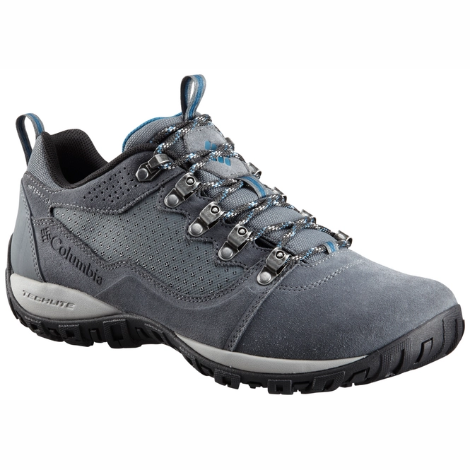 Walking Shoes Columbia Men Peakfreak Venture Low Suede WP Graphite Phoenix Blue