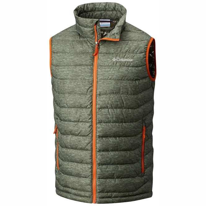 Body Warmer Columbia Men Powder Lite Vest Peatmoss Heather
