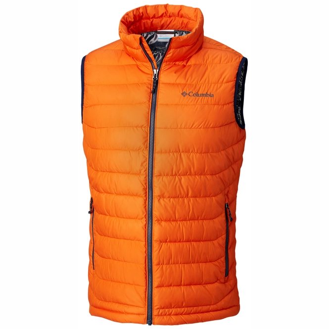 Body Warmer Columbia Men Powder Lite Vest Backcountry Orange