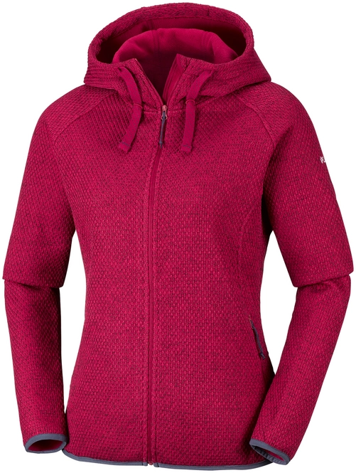 Hoodie Columbia Women Pacific Point Full Zip Pomegranate