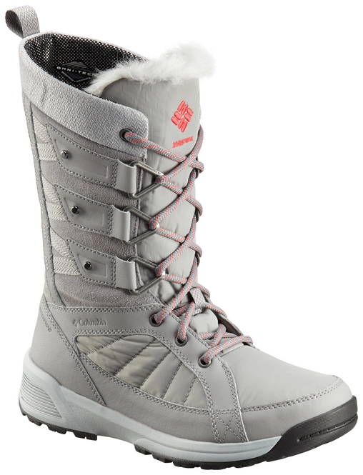 Snow Boots Columbia Women Meadows Omni-Heat Monument Sunset Red