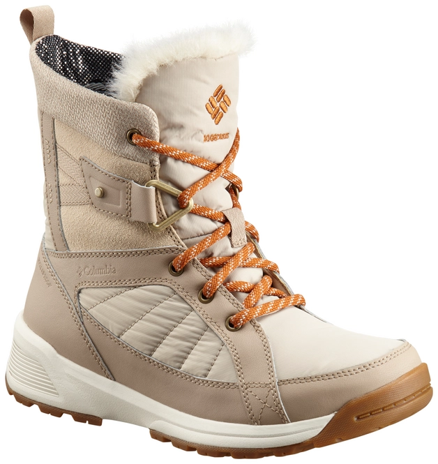 Snow Boots Columbia Women Meadows Shorty Omni-Heat Ancient Fossil Bright Copper