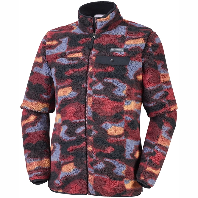 Fleece Columbia Men Mountain Side Heavyweight FZ Elderberry Camo