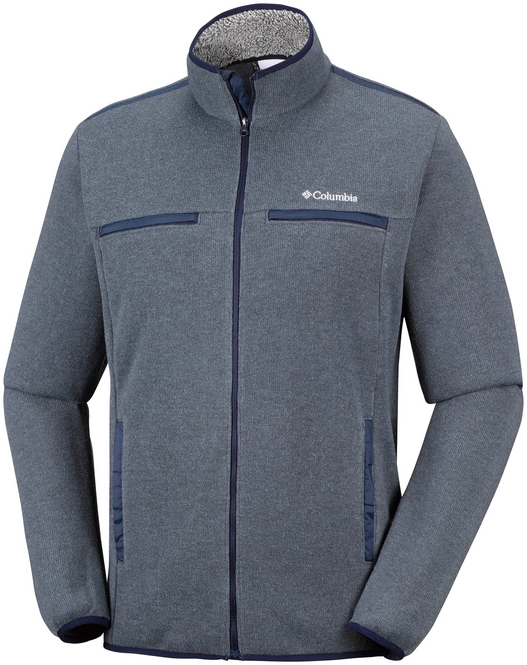 Fleece Columbia Men Terpin Point III Full Zip Dark Mountain