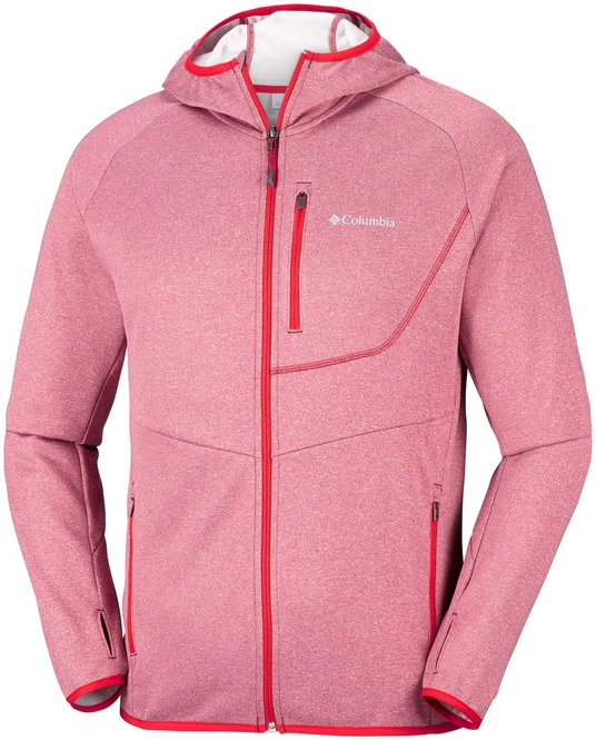 Fleece Columbia Men Drammen Point Hooded Red Element