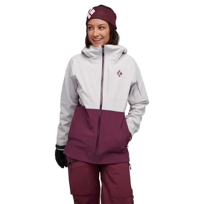 Ski Jacket Black Diamond Women Recon Stretch Ice Pink Blackberry