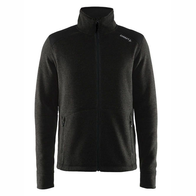 Fleece Craft Men Noble Zip Jacket HK Black Platinum