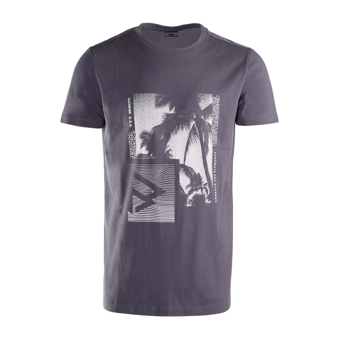 T-Shirt Brunotti Men Tim-Print SS Titanium