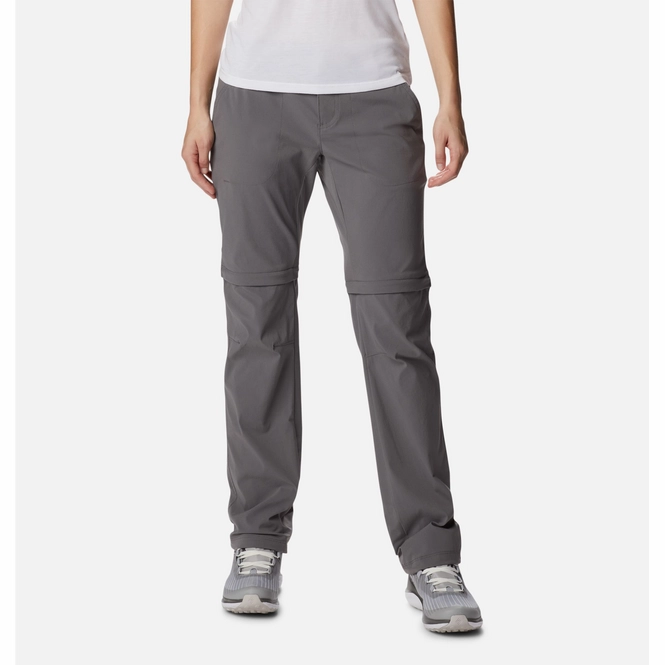 Zip-off Trousers Columbia Women Saturday Trail II City Grey Medium