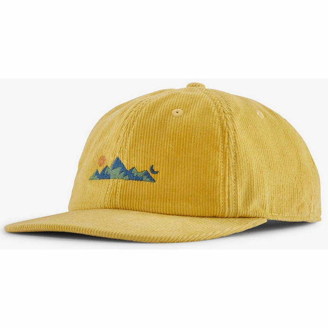 Cap Patagonia Unisex Corduroy Cap Spirited Seasons Skyline Surfboard Yellow