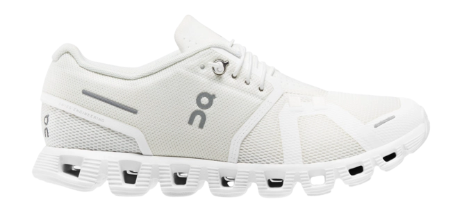 Trainers On Running Women Cloud 5 Undyed-White White