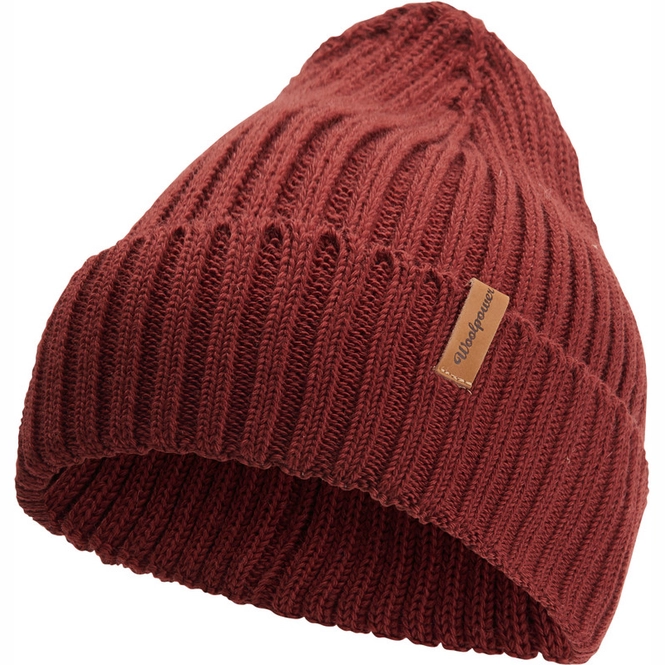 Beanie Woolpower Rib Rust Red
