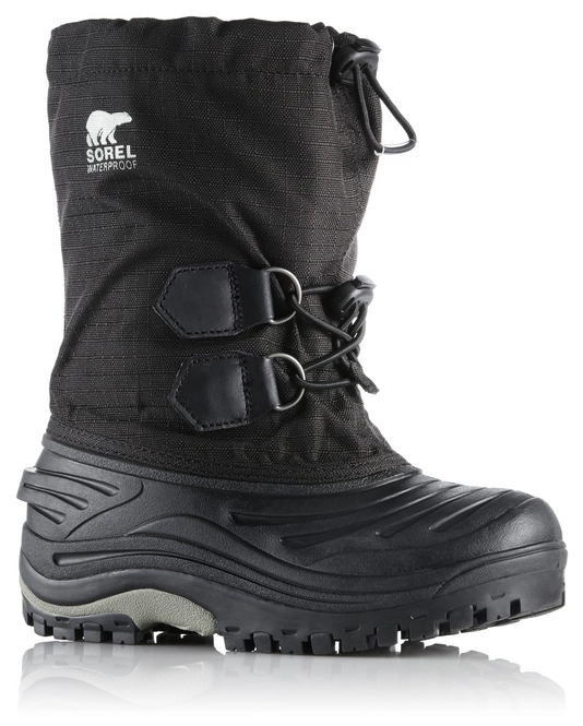 Snow Boot Sorel Toddler Super Trooper Black/Light Grey