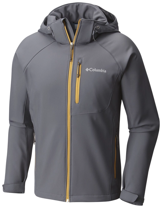 Winter Jacket Columbia Cascade Ridge II Softshell Men's Graphite Pilsner