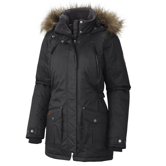 Winter Jacket Columbia Barlow Pass 550 TurboDown Women's Black