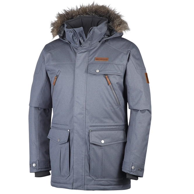 Winter Jacket Columbia Barlow Pass 550 TurboDown Men's Graphite