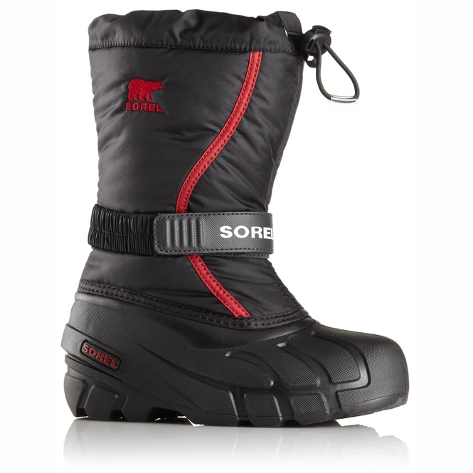 Snow Boot Sorel Youth Flurry Black/Red