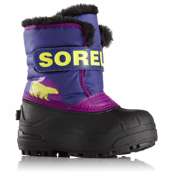 Snow Boot Sorel Children's Snow Commander Grape Juice/Bright Plum