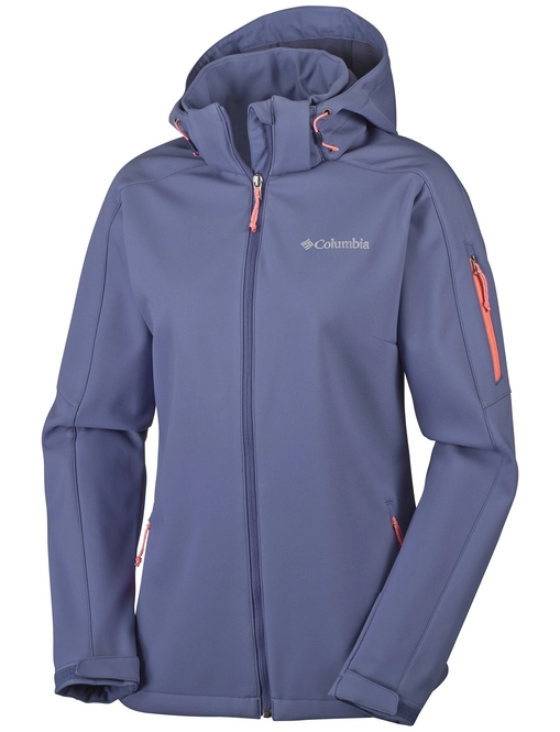 Winter Jacket Columbia Cascade Ridge Women's Bluebell Hot Coral