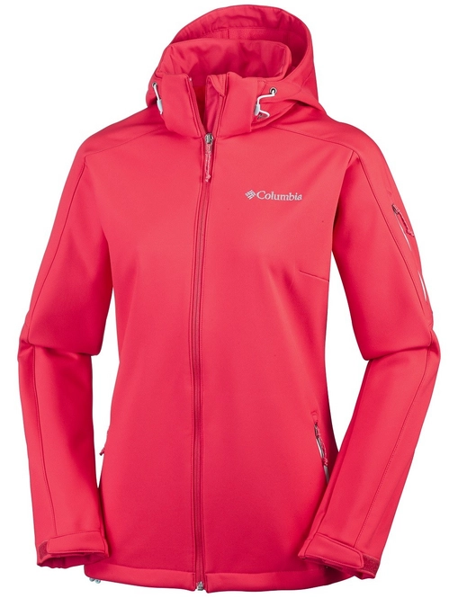 Winter Jacket Columbia Cascade Ridge Women's Red Camellia Spray