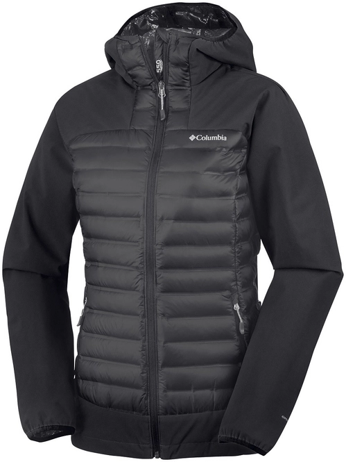 Winter Jacket Columbia Dutch Hollow Hybrid Women's Black