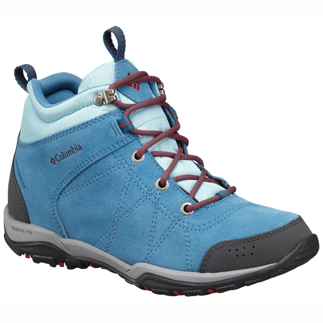 WalkingShoe Columbia Fire Venture Mid Women's Oxide Blue