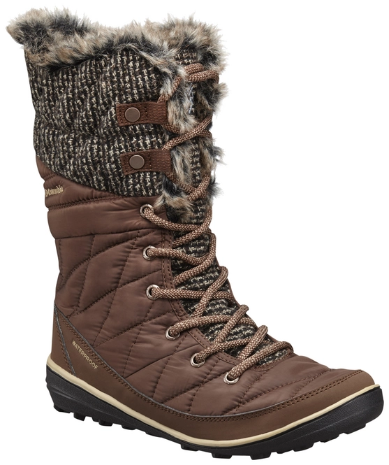 Snow Boot Columbia Heavenly Omni Heat Knit Women's Tobacco