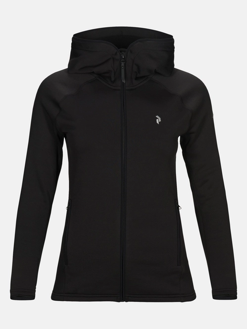 Hoodie Peak Performance Women Chill Light Hooded Jacket Black