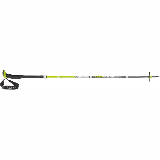 Ski Poles Leki Tour Stick Vario Carbon Black Green