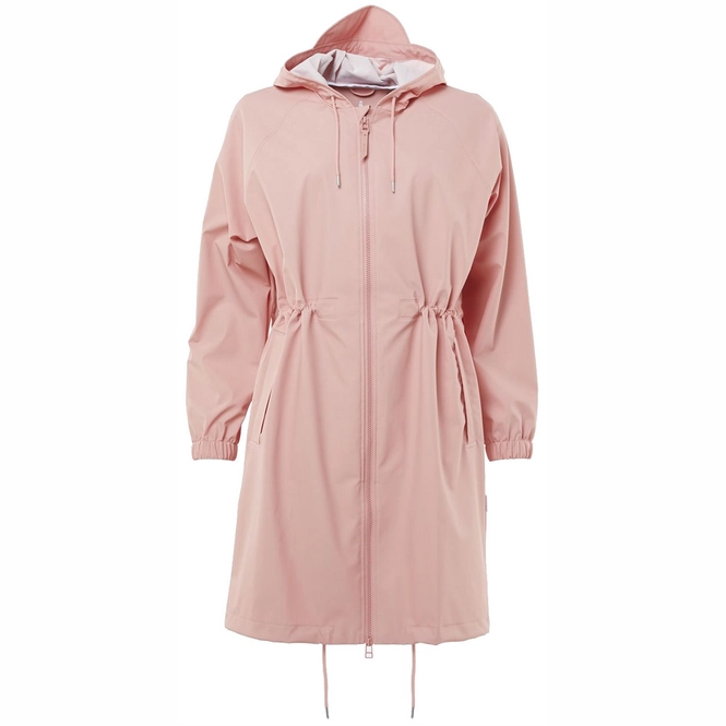 Raincoat RAINS Women Long Jacket Coral