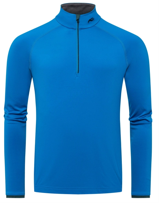 Ski Sweatshirt KJUS Men Feel Half-Zip Aruba Blue