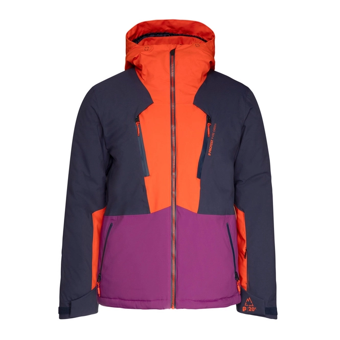 Ski Jacket Protest Men Dipper Eggplant