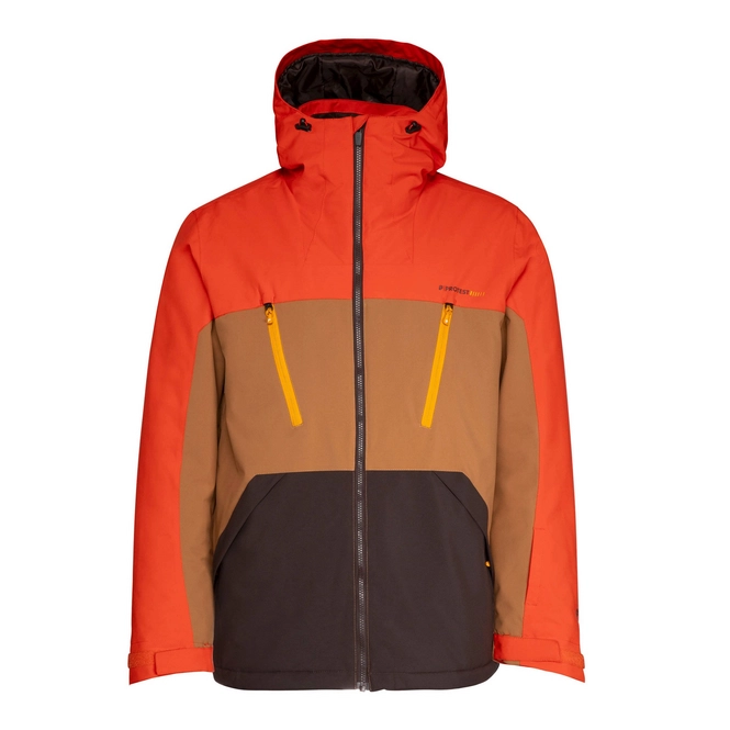 Ski Jacket Protest Men Ultra Orange Fire