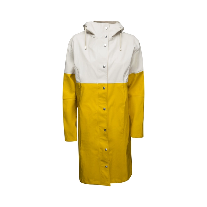 Raincoat Ilse Jacobsen RAIN02B Cyber Yellow Milk Creme