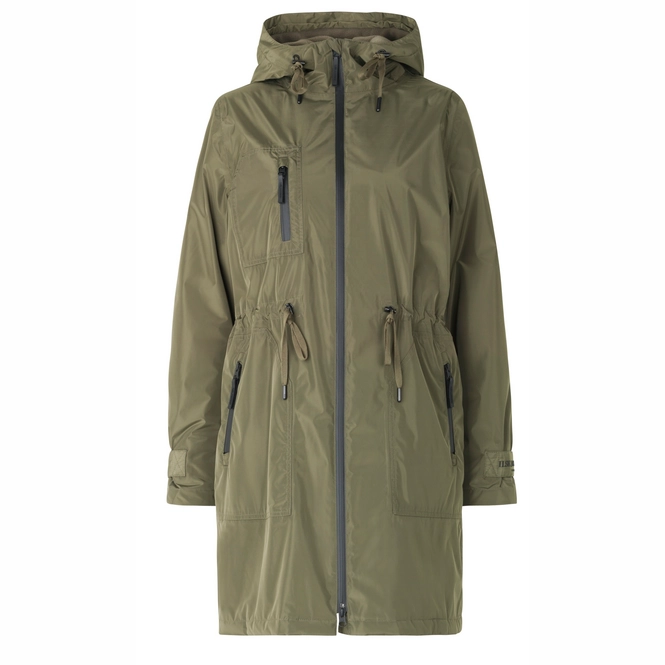 Raincoat Ilse Jacobsen RAIN142 Army