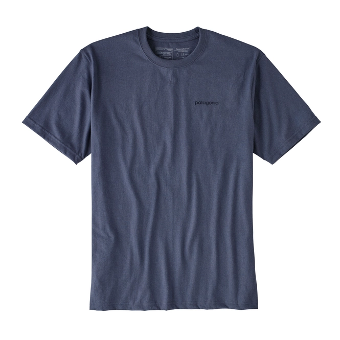 T-Shirt Patagonia Men's Line Logo Badge Responsibili-Tee Dolomite Blue