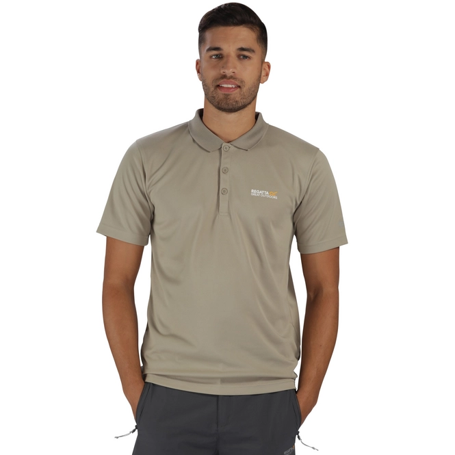 Polo Shirt Regatta Mens Maverik III Parchment