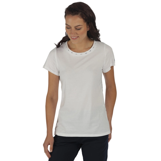 T-Shirt Regatta Womens Aleesha White