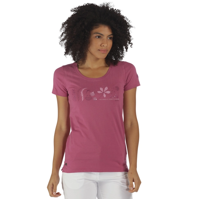 T-Shirt Regatta Womens Filandra Red Violet