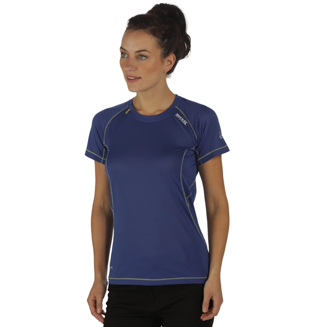 T-Shirt Regatta Womens Volito II Deep Ultra Marine