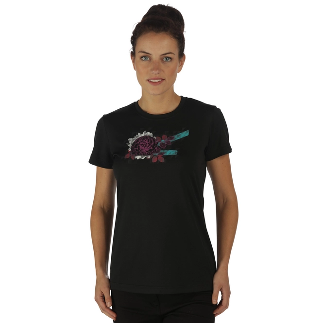 T-Shirt Regatta Womens Fingal II Black