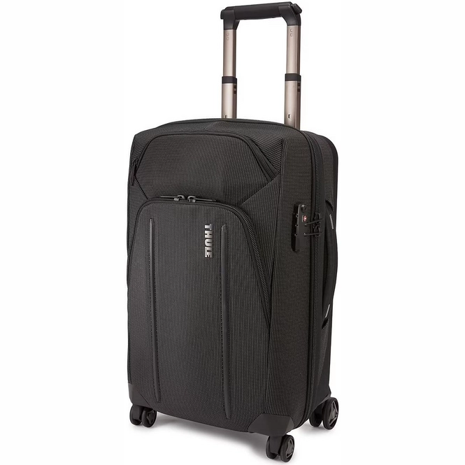 Travel Suitcase Thule Crossover 2 Expandable Carry-On Spinner Black